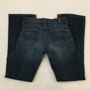 7 For All Mankind Bootcut Jeans- Dark Wash- Sz 25